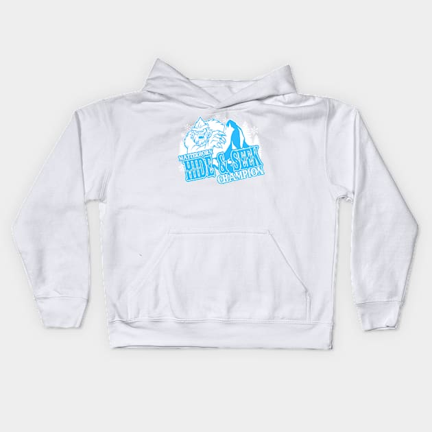 Hide and Seek Champion Big Foot Yeti Kids Hoodie by Louieloco